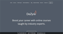 Desktop Screenshot of dezyre.com
